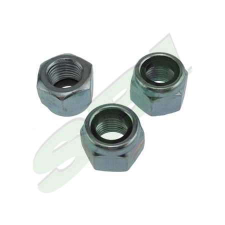 LOCKNUT 1/2-20 NYL INSRT, ZINC PLAT , 25